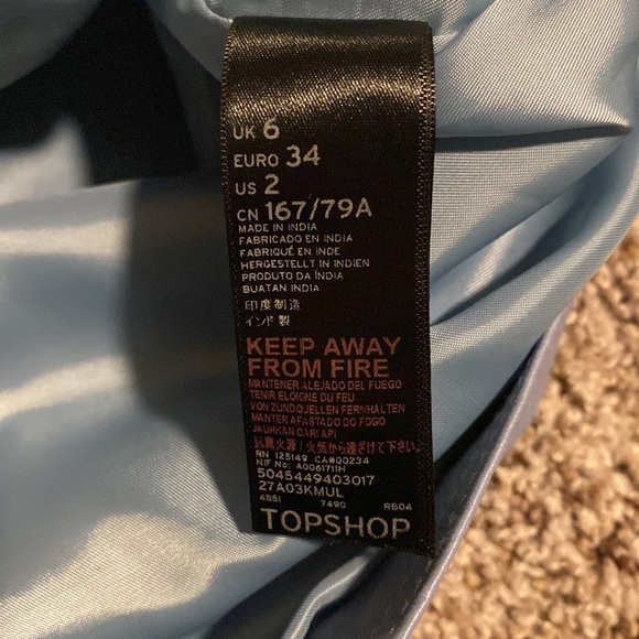 Topshop genuine leather skirt - Picture 4 of 6